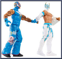 Sin Cara & Rey Mysterio from WWE Battle Packs - Series 22 manufactured by Mattel [Loose]