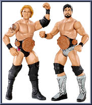 Heath Slater & Justin Gabriel from WWE Battle Packs - Series 14 manufactured by Mattel [Loose]