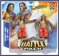 Jimmy Uso & Jey Uso from WWE Battle Packs - Series 32 manufactured by Mattel [Front]