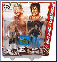 Dolph Ziggler & Vickie Guerrero from WWE Battle Packs - Series 22 manufactured by Mattel [Front]