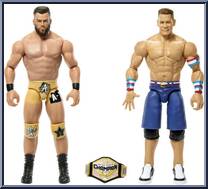 Austin Theory vs John Cena from WWE Championship Showdown - Series 17 manufactured by Mattel [Loose]
