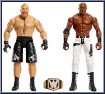 Brock Lesnar vs Bobby Lashley from WWE Championship Showdown - Series 16 manufactured by Mattel [Loose]