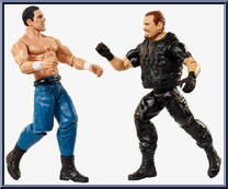 British Bulldog vs Big Boss Man from WWE Championship Showdown - Series  5 manufactured by Mattel [Loose]