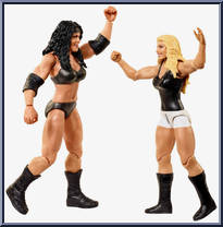 Chyna vs Trish Stratus from WWE Championship Showdown - Series  5 manufactured by Mattel [Loose]