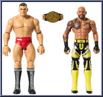 Gunther vs Ricochet from WWE Championship Showdown - Series 13 manufactured by Mattel [Loose]