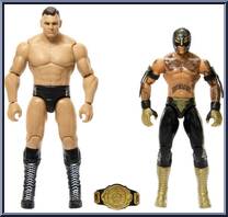 Gunther vs Rey Mysterio from WWE Championship Showdown - Series 17 manufactured by Mattel [Loose]
