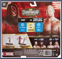 Kane vs "Stone Cold" Steve Austin from WWE Championship Showdown - Series  7 manufactured by Mattel [Back]