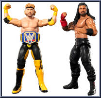 Roman Reigns vs Logan Paul from WWE Championship Showdown - Series 15 manufactured by Mattel [Loose]