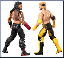 Roman Reigns vs Logan Paul from WWE Championship Showdown - Series 15 manufactured by Mattel [Loose]