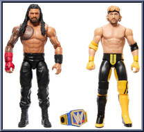Roman Reigns vs Logan Paul from WWE Championship Showdown - Series 15 manufactured by Mattel [Loose]