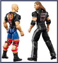 Stone Cold Steve Austin vs Triple H from WWE Championship Showdown - Series 15 manufactured by Mattel [Loose]
