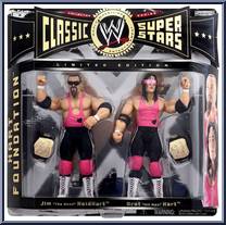 Hart Foundation from WWE Classic Superstars - 2-Packs - Series  1 manufactured by Jakks Pacific [Front]
