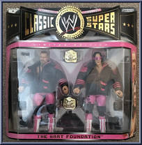 Hart Foundation from WWE Classic Superstars - Exclusives manufactured by Jakks Pacific [Front]