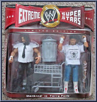 Mankind vs. Terry Funk from WWE Classic Superstars - Exclusives manufactured by Jakks Pacific [Front]