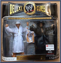 Shawn Michaels vs Undertaker from WWE Classic Superstars - Exclusives manufactured by Jakks Pacific [Front]