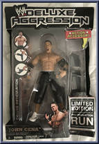 John Cena (Pre-Production Run) from WWE Deluxe Aggression - Series  1 manufactured by Jakks Pacific [Front]