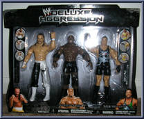 Sabu / Bobby Lashley / Rob Van Dam from WWE Deluxe Aggression - 3-Packs - Series 3 manufactured by Jakks Pacific [Front]