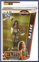 AJ Lee from WWE Elite Collection - Series  21 manufactured by Mattel [Front]