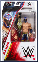 Axiom (Blue) from WWE Elite Collection - Series 117 manufactured by Mattel [Front]