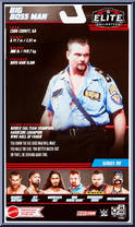 Big Boss Man (Black Shirt) (Chase) from WWE Elite Collection - Series  90 manufactured by Mattel [Back]