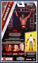 Booker T (White Pants) (Chase) from WWE Elite Collection - Monday Night War - Series 6 manufactured by Mattel [Back]