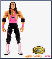 Bret "Hit Man" Hart (Pink Shirt) (Chase) from WWE Elite Collection - Series  94 manufactured by Mattel [Loose]