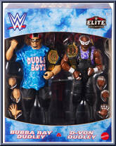 Bubba Ray Dudley & D-Von Dudley from WWE Elite Collection - Exclusives manufactured by Mattel [Front]