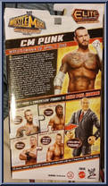 CM Punk (Wrestlemania 29) from WWE Elite Collection - PPV - 2013 manufactured by Mattel [Back]