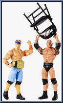 John Cena vs Batista (Battle Pack) from WWE Elite Collection - Hall of Champions manufactured by Mattel [Loose]