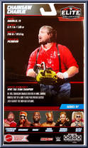 Chainsaw Charlie from WWE Elite Collection - Series  97 manufactured by Mattel [Back]