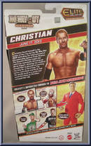 Christian (No Way Out) from WWE Elite Collection - PPV - 2012 manufactured by Mattel [Back]