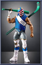 Cody Rhodes / Casey Jones from WWE Elite Collection - Teenage Mutant Ninja Turtles manufactured by Mattel [Loose]