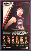 Dean Ambrose from WWE Elite Collection - Series  58 manufactured by Mattel [Back]