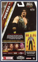 Diesel (Fake) from WWE Elite Collection - Monday Night War - Series 2 manufactured by Mattel [Back]