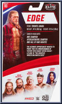 Edge from WWE Elite Collection - Series  83 manufactured by Mattel [Back]
