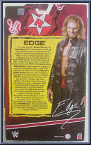 Edge (Rated R) from WWE Elite Collection - Exclusives manufactured by Mattel [Back]