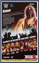 Kane from WWE Elite Collection - From the WWE Vault - Series 1 manufactured by Mattel [Back]
