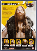 Killian Dain from WWE Elite Collection - NXT Take Over 4 manufactured by Mattel [Back]
