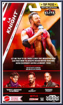 LA Knight from WWE Elite Collection - Top Picks - 2025 manufactured by Mattel [Back]