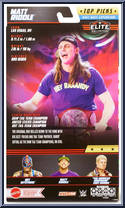 Matt Riddle from WWE Elite Collection - Top Picks - 2023 manufactured by Mattel [Back]