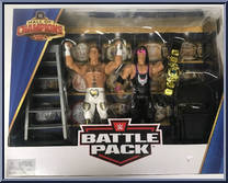 Shawn Michaels vs Bret "Hitman" Hart from WWE Elite Collection - Hall of Champions manufactured by Mattel [Front]