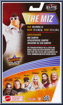 Miz from WWE Elite Collection - Series  86 manufactured by Mattel [Back]
