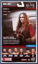 Nia Jax (Red) from WWE Elite Collection - Series  89 manufactured by Mattel [Back]