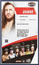 Pete Dunne from WWE Elite Collection - Series  75 manufactured by Mattel [Back]