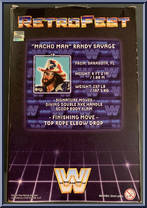 Macho Man Randy Savage from WWE Elite Collection - RetroFest manufactured by Mattel [Back]