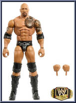 Rock from WWE Elite Collection - Top Picks - 2024 manufactured by Mattel [Loose]