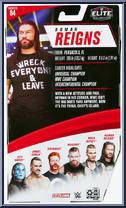 Roman Reigns from WWE Elite Collection - Series  84 manufactured by Mattel [Back]