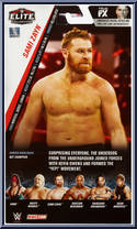 Sami Zayn from WWE Elite Collection - Series  63 manufactured by Mattel [Back]