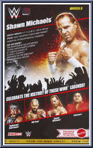 Shawn Michaels (Heaven & Hell) from WWE Elite Collection - From the WWE Vault - Series 3 manufactured by Mattel [Back]
