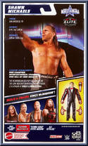 Shawn Michaels from WWE Elite Collection - Wrestlemania 38 manufactured by Mattel [Back]